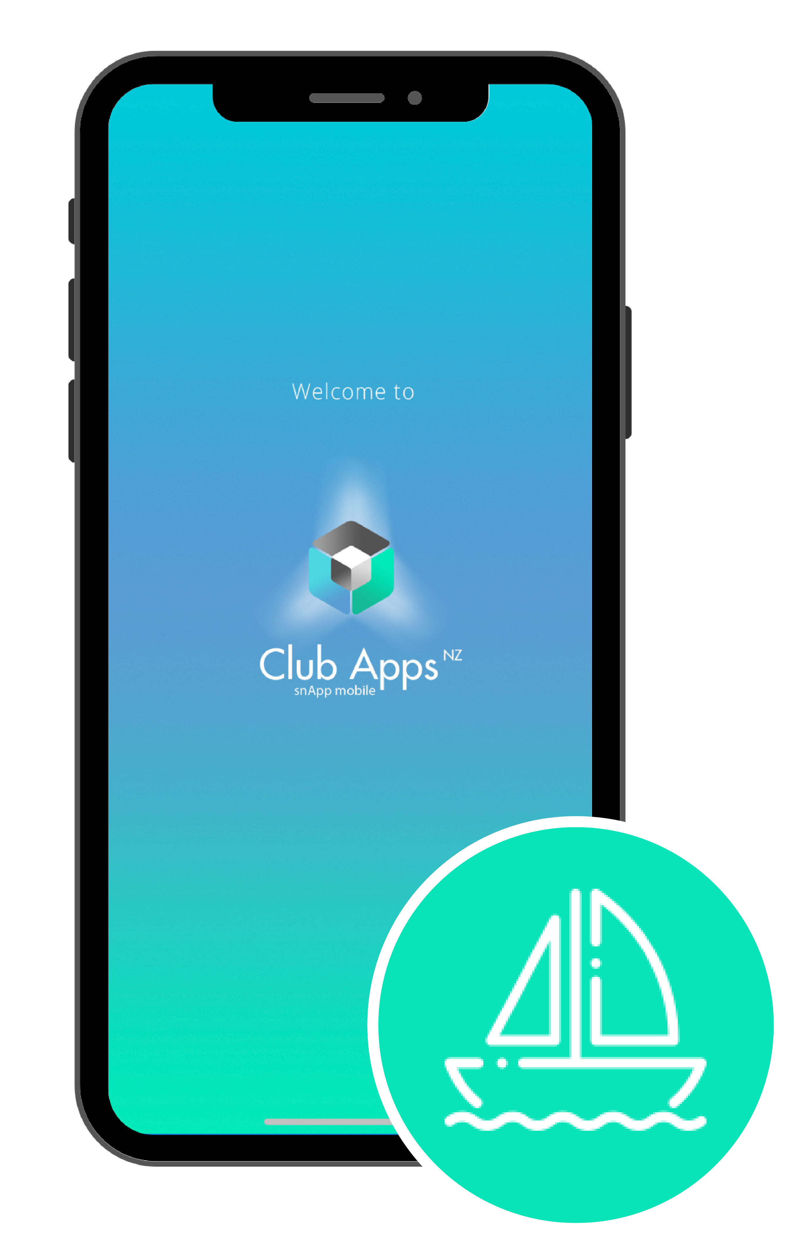 Club apps demo on mobile phone